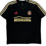 Atlanta United Fc Adidas Football Football Shirt - Large Black Polyester