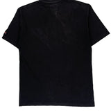 Dickies Collarless Shirt - Large Black Cotton