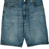 Levis Denim Shorts - 36W 12L Blue Cotton