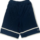 Reebok Sport Shorts - Large Blue Polyester