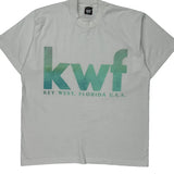 Key West, Florida U.S.A. Screen Stars Graphic T-Shirt - XL White Cotton Blend