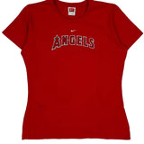 Angels Nike T-Shirt - Large Red Cotton