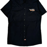 Associated Electric Dickies Short Sleeve Shirt - Medium Black Polyester Blend
