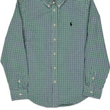 Age 14-16 Ralph Lauren Checked Shirt - Large Blue Cotton