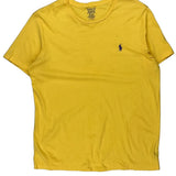 Polo By Ralph Lauren T-Shirt - Large Yellow Cotton