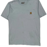 Carhartt T-Shirt - Small Gray Cotton