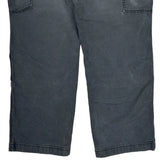 Carhartt Double Knee Carpenter Pants - 36W 30L Gray Cotton