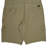 Dickies Cargo Shorts - 38W 11L Khaki Cotton