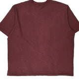 Carhartt T-Shirt - 2XL Burgundy Cotton