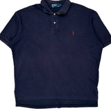 Polo By Ralph Lauren Polo Shirt - Large Navy Cotton