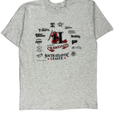 Hickory Crawdads Fruit Of The Loom Single Stitch T-Shirt - Large Grey Cotton