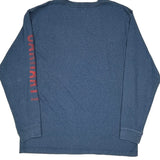 Original Fit Carhartt Spellout Long Sleeve T-Shirt - XL Blue Cotton