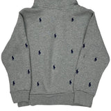 Age 8 Polo By Ralph Lauren Hoodie - Small Gray Cotton