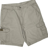 Wrangler Cargo Shorts - 36W 9L Beige Cotton