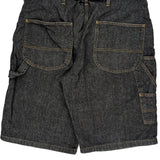 Unbranded Carpenter Shorts - 38W 13L Black Cotton