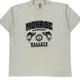 Walleye Capital Of The World Fruit Of The Loom Single Stitch T-Shirt - XL White Cotton Blend