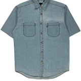 Levis Denim Shirt - Large Light Wash Cotton