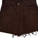 Lee Denim Shorts - 30W US 6 Brown Denim