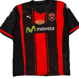 Liga Deportiva Alajuelense Puma Football Shirt - Large Black Polyester