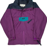 Columbia Oversized Jacket - Large Navy Nylon