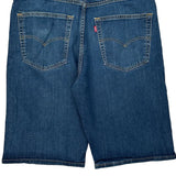 Levis Denim Shorts - 34W 11L Blue Cotton