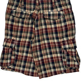 Tommy Hilfiger Checked Cargo Shorts - 36W 10L Multicoloured Cotton
