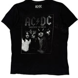 Highway To Hell Ac/Dc Band T-Shirt - Large Black Cotton
