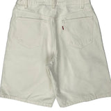 Levis Denim Shorts - 32W 10L White Cotton