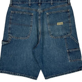 Wrangler Cargo Denim Shorts - 34W 9L Blue Denim