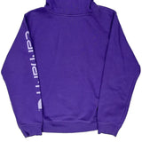 Age 10-12 Carhartt Hoodie - Large Purple Cotton