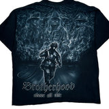 Brotherhood Above All Else Gildan Graphic T-Shirt - 2XL Black Cotton