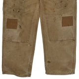 Carhartt Double Knee Carpenter Pants - 38W 30L Brown Cotton