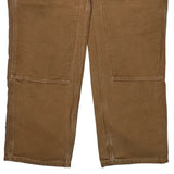 Carhartt Double Knee Carpenter Pants - 36W 34L Brown Cotton