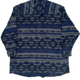 Northwoods Patterned Shirt - XL Blue Acrylic
