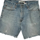 Levis Slim Fit Denim Shorts - 36W 9L Light Wash Cotton