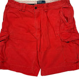 Polo By Ralph Lauren Cargo Shorts - 36W 10L Red Cotton