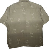 Pierre Cardin Floral Hawaiian Shirt - 2XL Beige Viscose