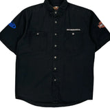 Harley Davidson Motor Co. Harley Davidson Short Sleeve Shirt - Medium Black Cotton