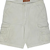 Lee Cargo Shorts - 36W 9L White Cotton