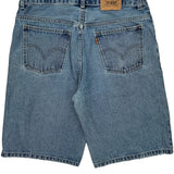 Levis Denim Shorts - 34W 10L Blue Denim