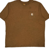 Carhartt T-Shirt - 2XL Brown Cotton