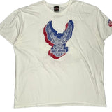 Rocky Top Harley Davidson Graphic T-Shirt - 3XL White Cotton