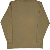 Dickies Long Sleeve T-Shirt - XL Khaki Cotton