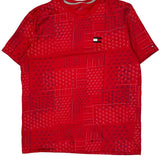 Tommy Hilfiger T-Shirt - XL Red Cotton
