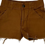 Age 3 Carhartt Carpenter Shorts - Xxx-Smallw 4L Brown Cotton