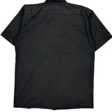 Zimmark Dickies Short Sleeve Shirt - Large Black Cotton