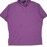 Polo By Ralph Lauren Polo Shirt - XL Purple Cotton