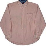 Tommy Hilfiger Striped Shirt - XL Red Cotton