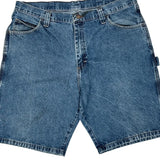 Wrangler Cargo Denim Shorts - 36W 10L Blue Denim