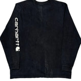 Carhartt Long Sleeve T-Shirt - XL Black Cotton